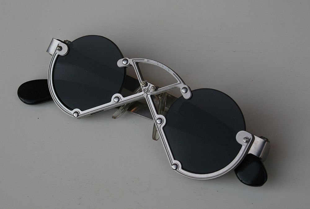 Hi Tek Round Silver Metal Sunglasses Cult 11 Handmade Unusual Hi Tek Webstore